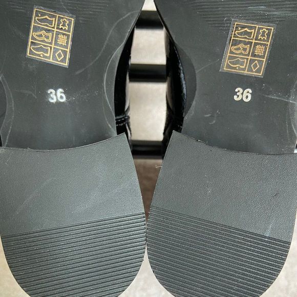 KURT GEIGER Mid Tall Serena Leather Combat Boots - NEW NWOB - Picture 8 of 8